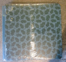 Creative Memories 8x8 TUSCAN TEAL LEAVES Foiled Album Cover 2022 NEW