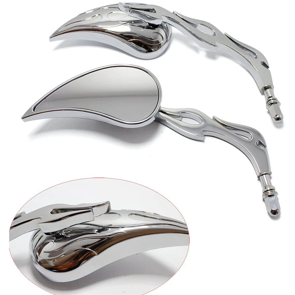 Espejos retrovisores laterales lágrima para motocicleta para American IronHorse Slammer talla Texas Chopper Foto 4 de 4