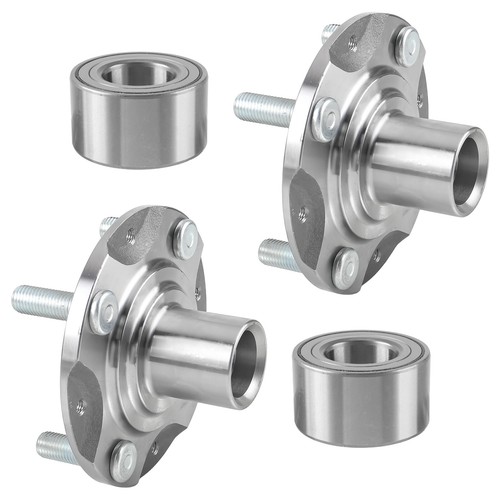 Pair(2) Front Wheel Hub Bearing Assembly For 1988-1991 Honda Civic CRX 1.5L 1.6L - Picture 7 of 12