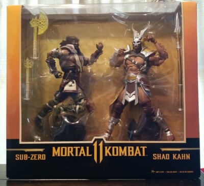 Mcfarlane Mortal Kombat 11 Walmart Exclusive SUB-ZERO & SHAO KAHN 2 Pack