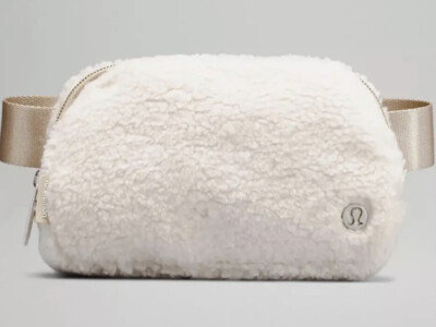 lululemon fleece belt bag light ivory Athletica Everywhere (Light Ivory), Ivory, one size Fashion Make the little things easy to find Lululemon's Cult-Fave Fleece Belt Bag
