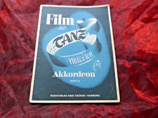 MOVIE AND DANCE Melodies for Accordion Volume 10 (see description for title)