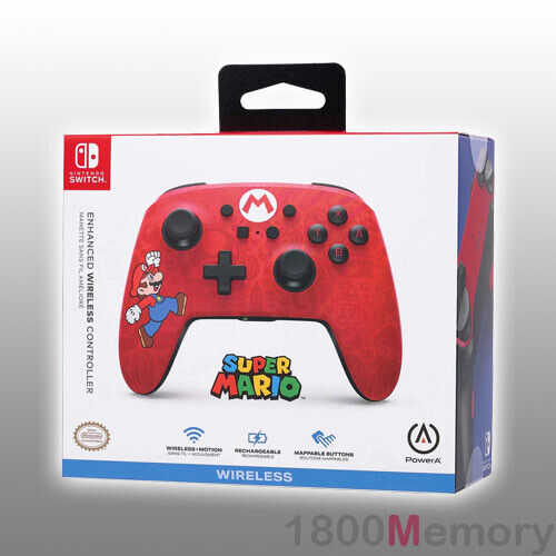 PowerA Wireless Controller for Nintendo Switch Mario Joy NSGP0012