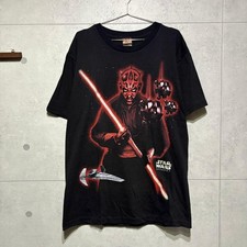 Star Wars Episode 1 Darth Maul Promo T-Shirt 1999 Movie L Vintage 90s