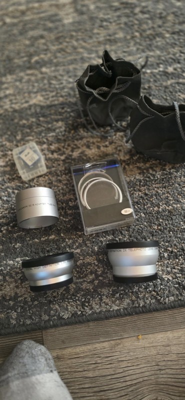 Digital Concepts Silver High Definition 0.5X  2 Telephoto Camera Lens With Pouch