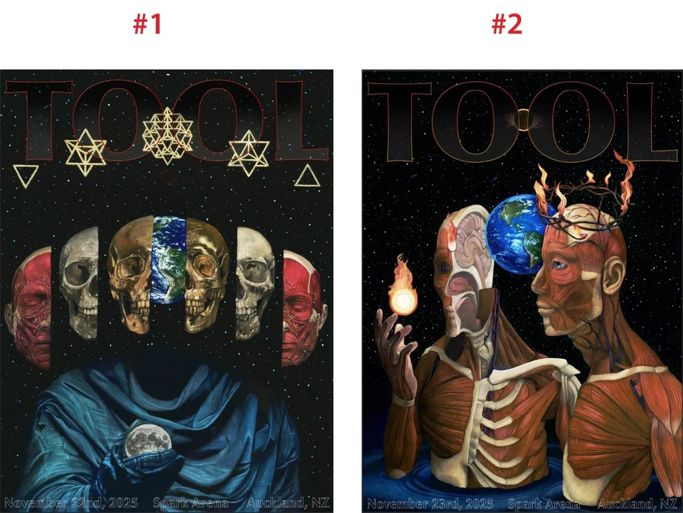 Tool At Auckland, NZ Show 22. November 2025 Poster