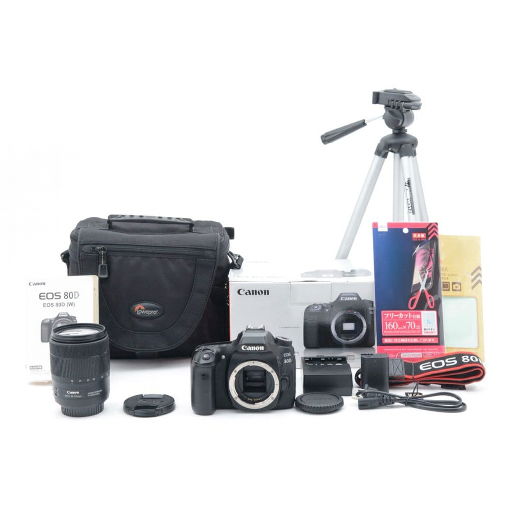 USED Canon EOS 80D/EF-S18-135㎜F3.5-5.6 IS USM Lens Kit Good