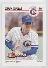 1992 SkyBox Pre-Rookie Columbus Clippers Torey Lovullo #108 0f4