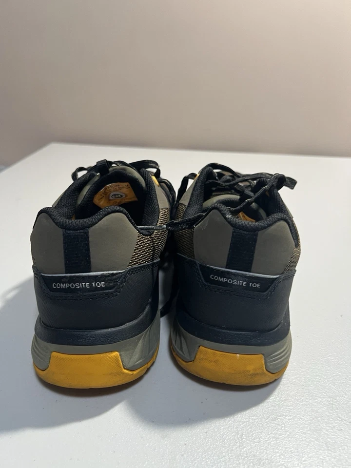 Bota Caterpillar masculina gato calçado biqueira de aço tamanho 11 - Imagem 4 de 4