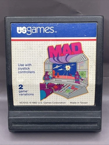 New ListingM.A.D. (Atari 2600, 1982) MAD By US Games (Cartridge Only) NTSC
