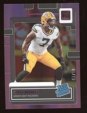 2022 Panini Clearly Donruss Rated Rookie Quay Walker #98 Pink 04/10