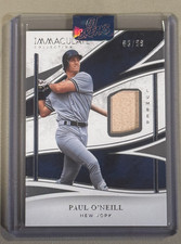2026 Panini Immaculate Lumber Paul O'Neill Bat Relic /99 Yankees