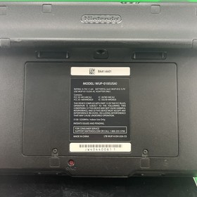 Nintendo Wii U (WUP-101(02) Black 32GB Console & Gamepad w/Cords Tested (T05)
