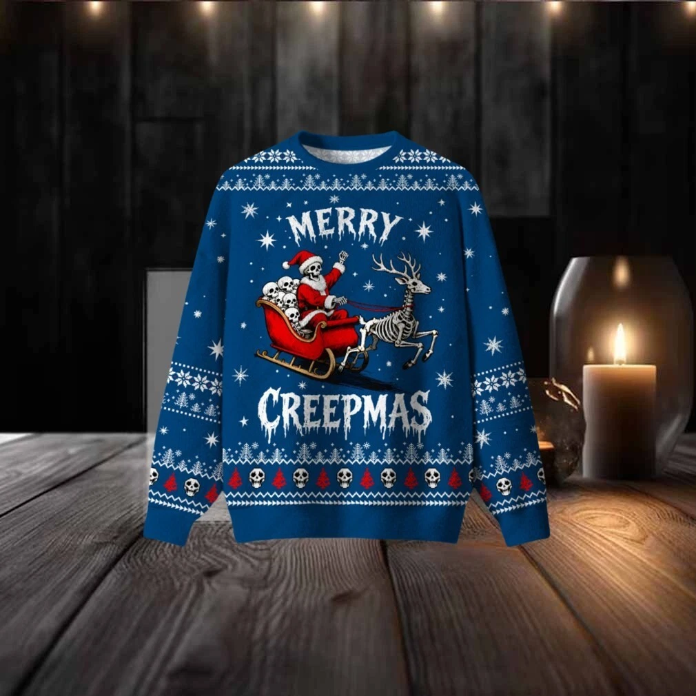 Merry Creepmas Christmas Ugly Sweatshirt