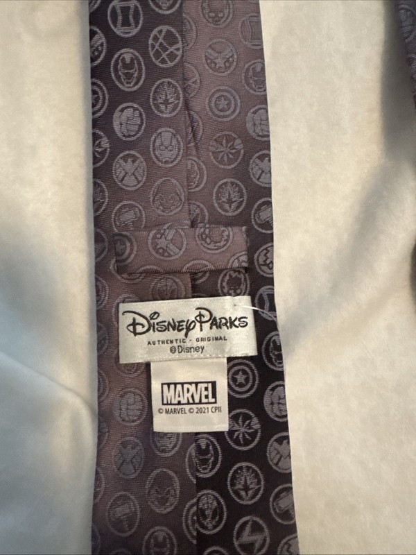 authentic Disney Parks Marvel Avengers Men's Dress Tie