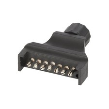 Flachleitungsstecker, 7-polig, korrosionsbeständige Metallkontakte, UV-stabilisi