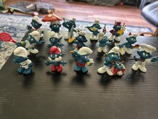 Schleich Smurf Figurine Preowned Lot Of 15 1978-1980s