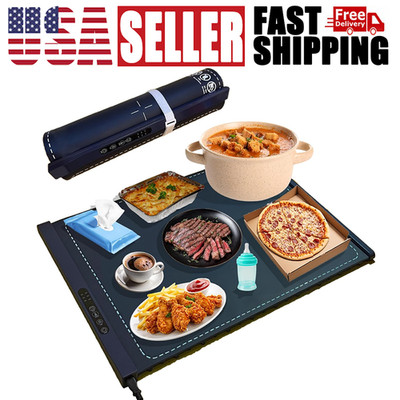 Rollable Buffet Food Warming Mat Electric Warming Tray Parties Buffet