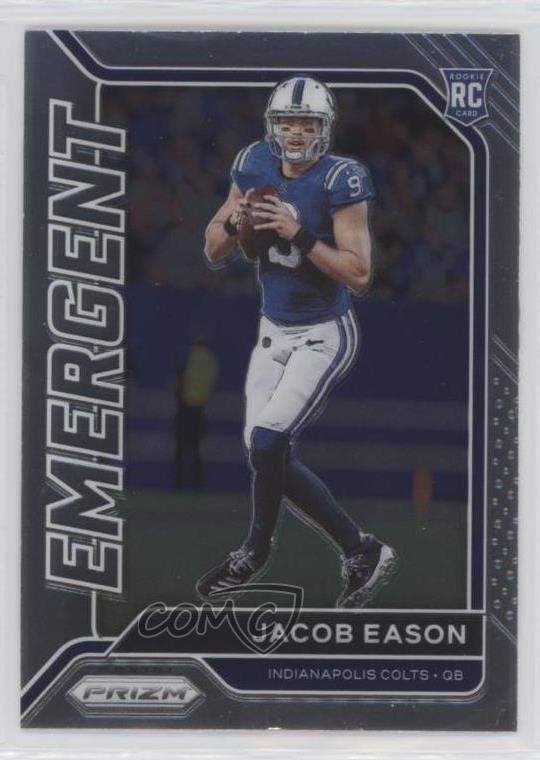 2020 Panini Prizm Emergent Jacob Eason #13 Rookie RC kr0