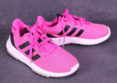 Adidas Sneaker CF Racer TR Damen Sportschuhe Gr. 36 pink schwarz Mesh BS888