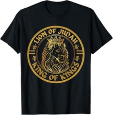 POPULAR Hebrew Israelite Lion of Judah Design Rastafarian Lion T-Shirt S-3XL