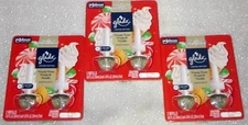 6  GLADE CANDY CANE CRUSH & VANILLA OIL REFILLS LIMITED EDITION  3 PKS OF 2  NEW