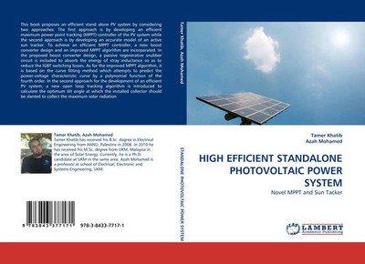 Tamer Khatib (u. a.) | HIGH EFFICIENT STANDALONE PHOTOVOLTAIC POWER SYSTEM