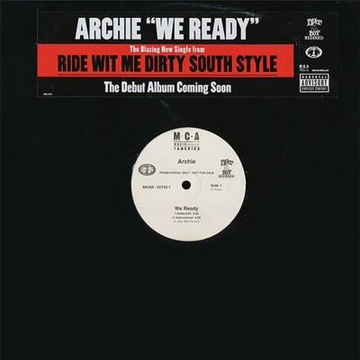 Archie Eversole Featuring Bubba Sparxxx - We (Vinyl 12'' - 2002 - US - Original)