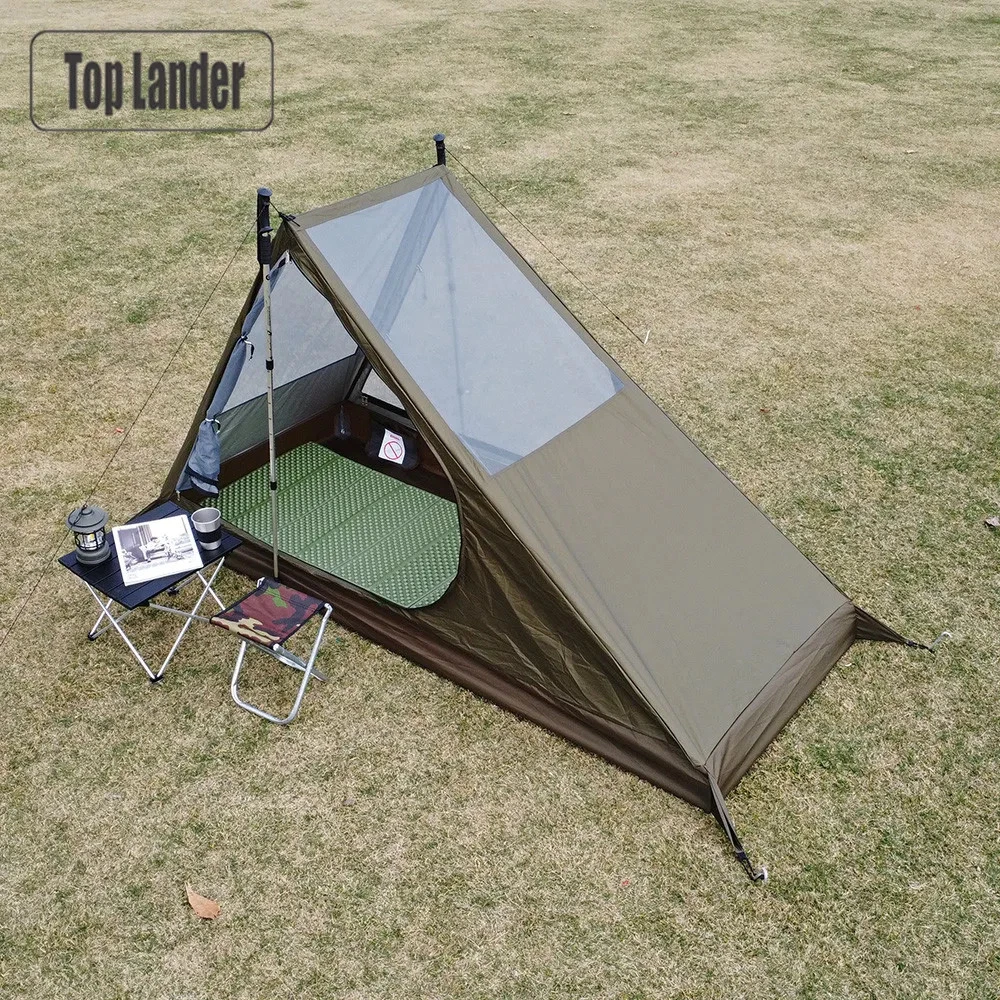 Airy Mesh 1-Person Ultralight Backpacking Tent – Quick Setup Breathable Camping