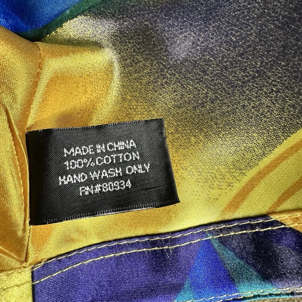 Vintage Corduroy Fedora Hat August  100% Cotton Tan Color - Image 4 of 4