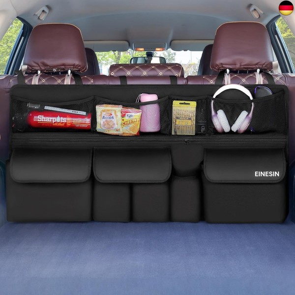 Einesin Kofferraum Organizer Auto, Multi Aufbewahrungstasche FüR Auto Mit-image