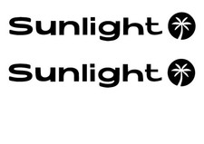 Sunlight Wohnmobil Wohnwagen 2x Aufkleber Camper Sticker Vinyl Outdoor UV-fest