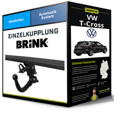 Abnehmbare Anhängerkupplung für VW T-Cross 12.2018-07.2023 Typ C11/D31 Brink NEU