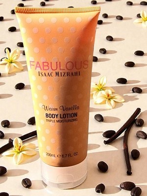 Isaac Mizrahi Fabulous  Warm Vanilla Triple Moisturizing Body Lotion 6.7 Oz