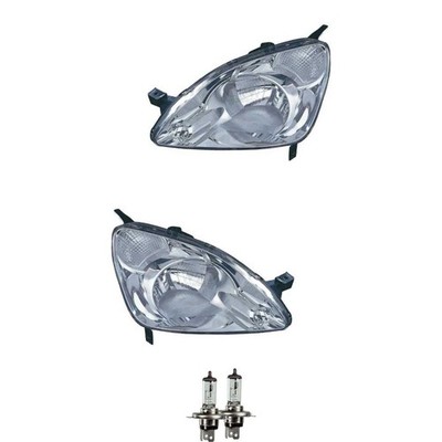 Halogen Scheinwerfer Frontscheinwerfer Set H4 für Honda CR-V II inkl. Lampen