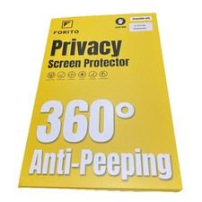 F FORITO 15.6 Inch Laptop Privacy Screen Protector, 360  Anti Peeping and A
