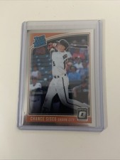 2018 donruss optic chance sisco rookie short print card . rookie card picture