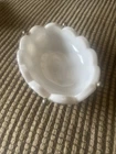 Vintage Milk Glass Shell Soap Dish Jewelry Holder