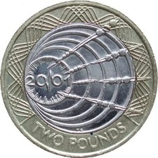 £2 POUND COIN 2001  MARCONI 1901 WIRELESS TRANSMISSION FREEPOST - Available on eBay