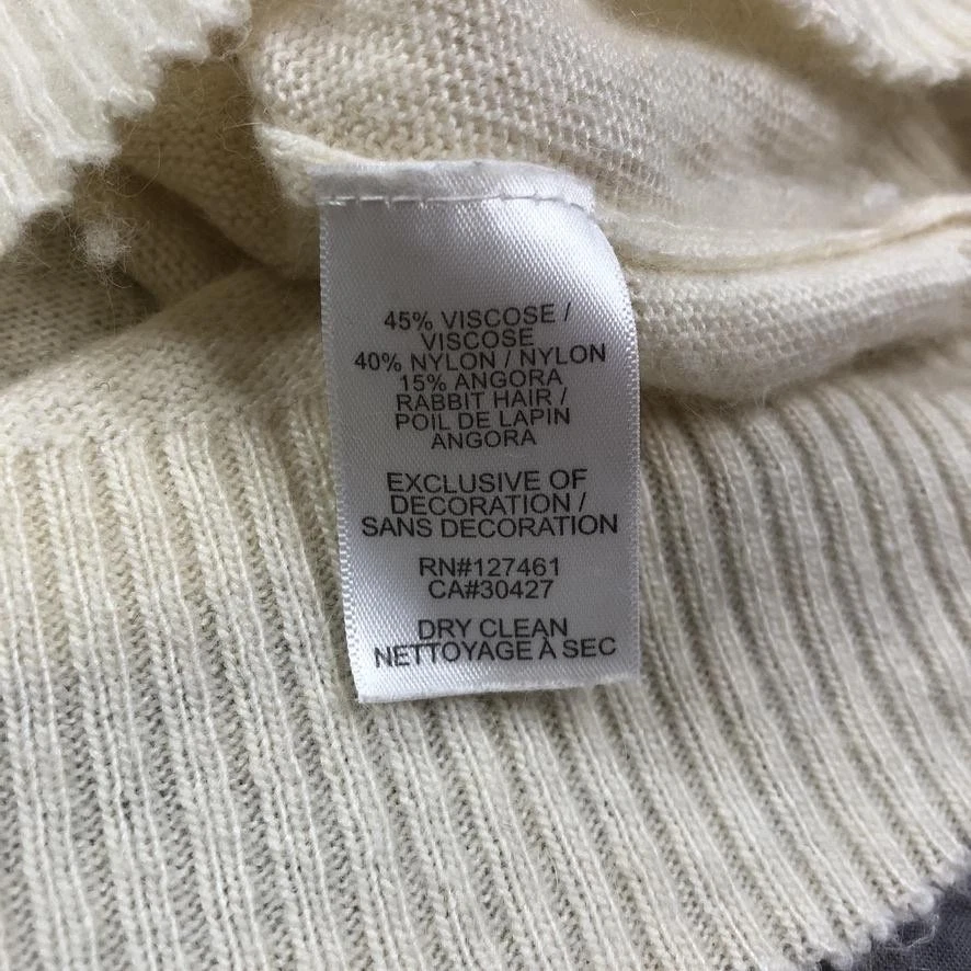 Suéter Wildfox Mujer Mediano Sueño Cuello en V Estrella Lentejuelas Pullover Mezcla Angora Foto 4 de 4