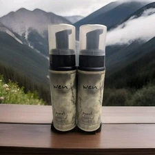 2 Bottles Wen By Chaz Dean Sweet Almond Mint Nourishing Mousse 7.5 fl oz