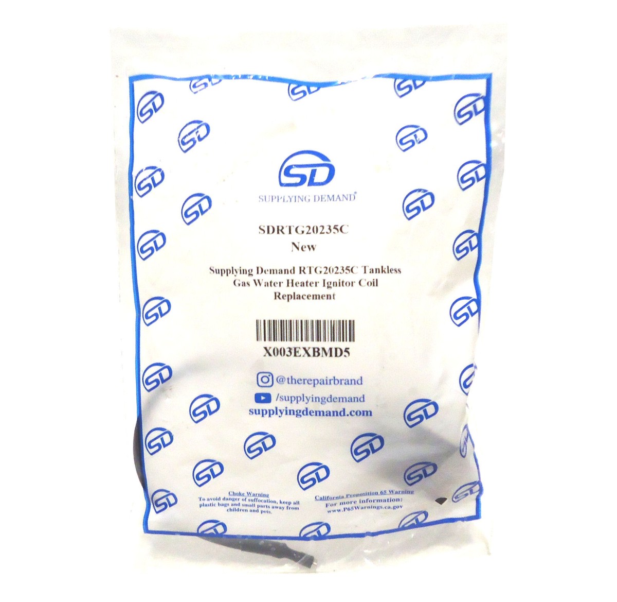 SDRTG20235C Ignitor Coil Tankless Gas Water Heater Accessory RTG20235C |  eBay