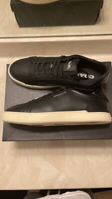 NEW COACH CLIP MEN\'S LOW TOP COURT LEATHER SNEAKERS BLACK G4950 SIZE 10 $_12.JPG?set_id=880000500F main image 3