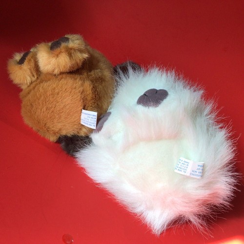 Puffkins Plush Dogs Fetch the Hound Dog Shaggs the Dog with Tags 1997 Vintage - Picture 11 of 16