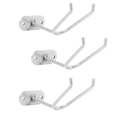 3 Pack Wall Mount Gravity Feed Spray Gun Holder Stand Body Paint Shop Accessory 