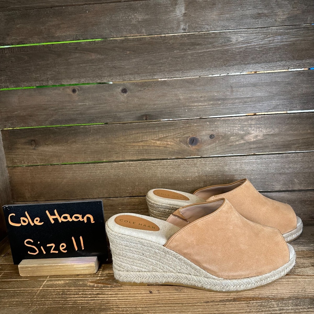 New Womens Cole Haan Cloudfeel Southcrest Tan Suede  display picture 3