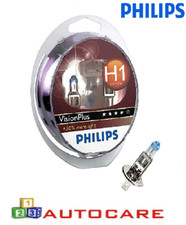 Philips H1 Vision Plus 12v 55W +50% Headlight Halogen Bulbs Twin Pack