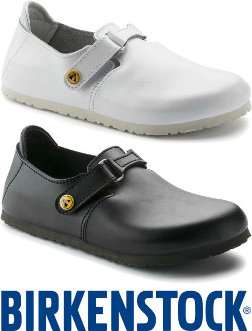 Birkenstock Linz ESD Chaussures mi-hauteur Sandales Noir Blanc Rutschfest - Photo 1/1