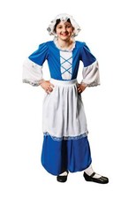 Girls Tudor Costume Victorian Maid Book Week Fancy Dress Outfit