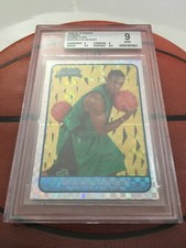 2006-07 - Bowman Chrome - RAJON RONDO - ROOKIE X-FRACTOR #'D/150 - BGS 9 (POP 6)